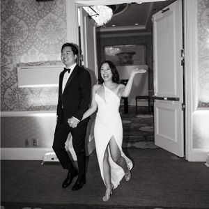 Katie May Brittany Gown in Silver Dusted Ivory